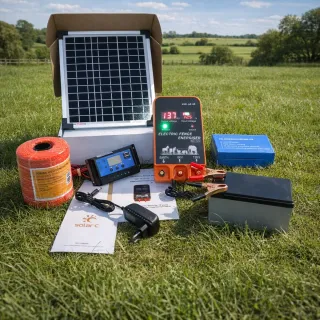 Kit pastor Solar Valla Eléctrica con hilo conducto