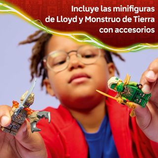 LEGO Ninjago Lloyd vs Monstruo de Tierra