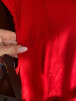 Vestido rojo Zara