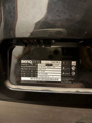 Pantalla BenQ LED Negra