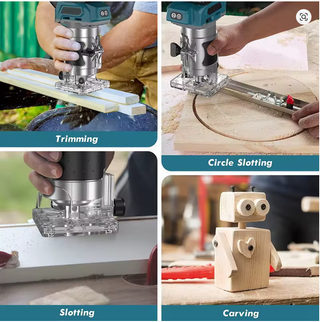 Fresadora Router Inalámbrica 21V Motor brushless