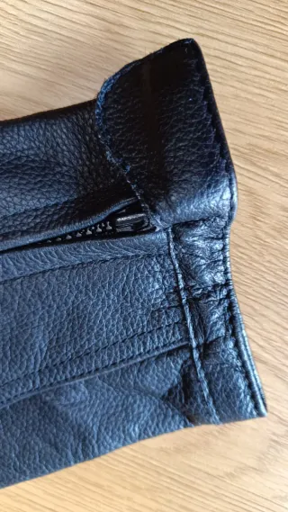 Chaqueta de cuero moto carretera Talla M.