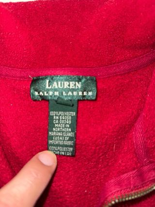 Jersey Ralph Lauren Rojo Logo Escudo