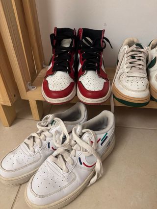 Nike Bambas Negras y Rojas