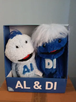 Muñecos AL & DI de peluche