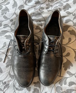 Scarpe uomo eleganti argento n.45 MOMA