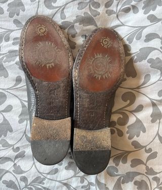 Scarpe uomo eleganti argento n.45 MOMA