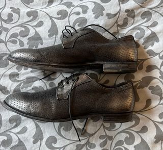 Scarpe uomo eleganti argento n.45 MOMA