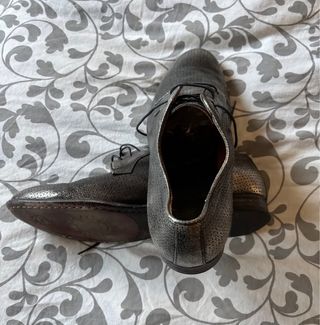 Scarpe uomo eleganti argento n.45 MOMA