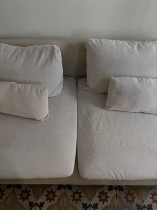 Sofá modular 2 plazas Ikea beige