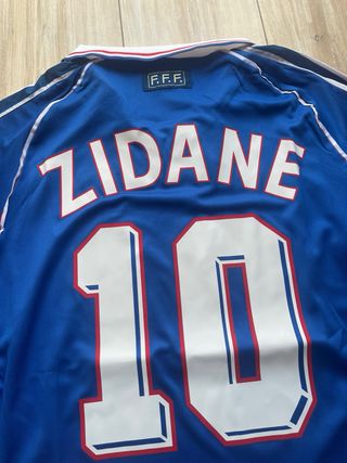 Camiseta Fútbol Zidane 10 Francia