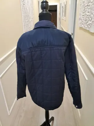 Cazadora azul hombre