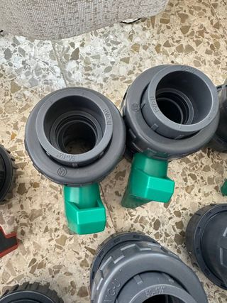 Lote PVC Presión Piscina Conectores Válvulas