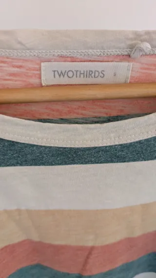 Camiseta Twothirds rayas multicolor Talla S
