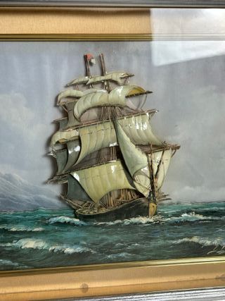 Pareja Cuadros antiguos L. López