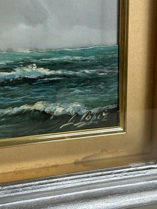 Pareja Cuadros antiguos L. López