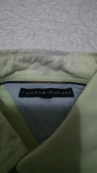 Camisa Tommy Hilfiger Talla L Verde