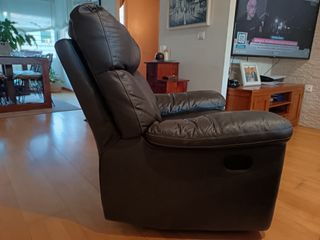 URGE venta!! Sillón relax piel marrón chocolate