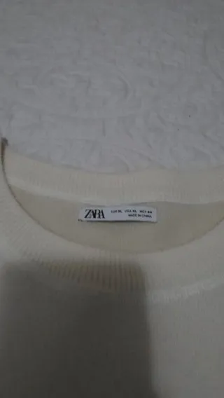 Jersey Zara Beige Talla XL