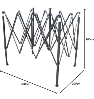Carpa 3x2 Verde impermeable