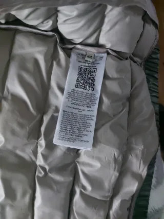 Cazadora acolchada verde oliva