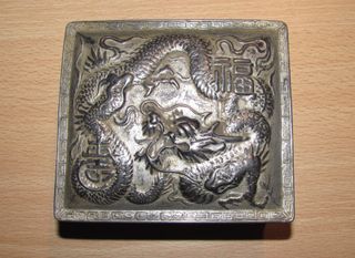 Caja oriental japonesa Japón dragón dragones 40 ́s