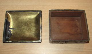 Caja oriental japonesa Japón dragón dragones 40 ́s