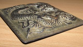 Caja oriental japonesa Japón dragón dragones 40 ́s