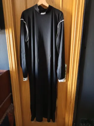 Disfraz de cura negro