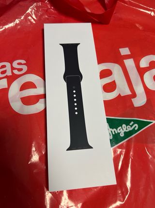 Correa silicona M/L 46mm negra