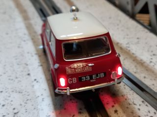 Coche Scalextric Mini Morris Rally Montecarlo