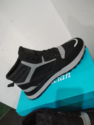 Scarpe uomo casual nere/grigie n.43