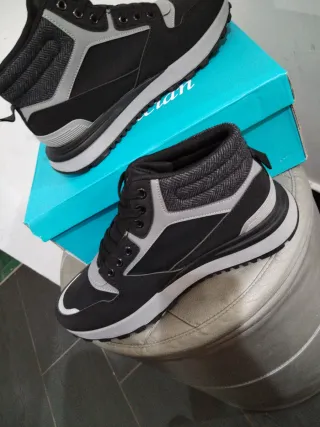 Scarpe uomo casual nere/grigie n.43