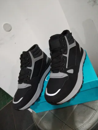 Scarpe uomo casual nere/grigie n.43