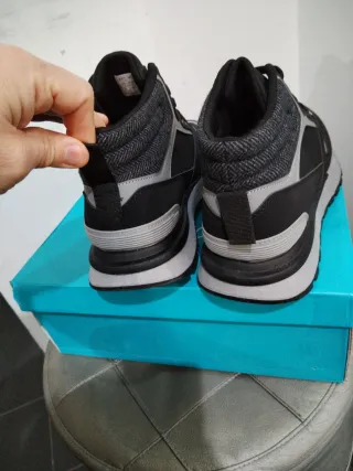 Scarpe uomo casual nere/grigie n.43