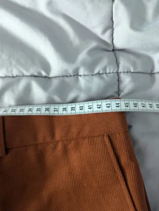 Pantaloni Vintage Velluto a Coste Ruggine Tg.48