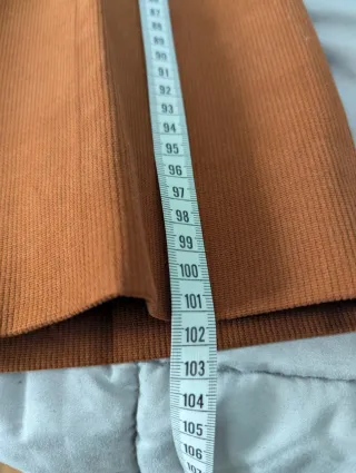 Pantaloni Vintage Velluto a Coste Ruggine Tg.48