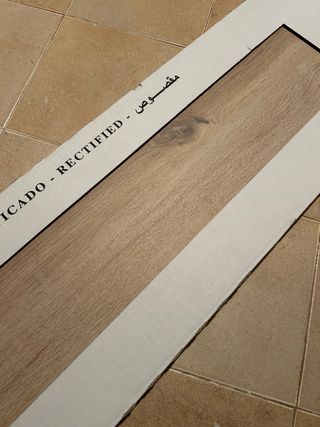 Suelo terraza Alaplana Rectificado.