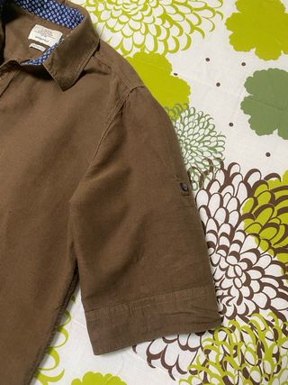 Camisa manga corta marrón