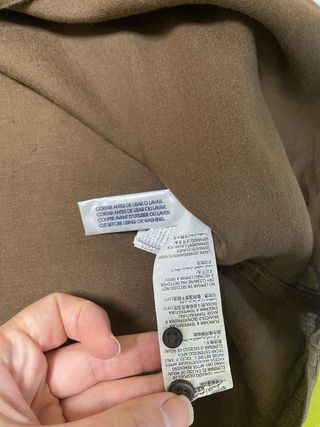 Camisa manga corta marrón