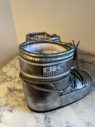 Botas British Knights plateadas