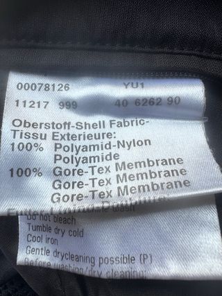 Chaqueta Esquí Schoffel GORE-TEX Negra