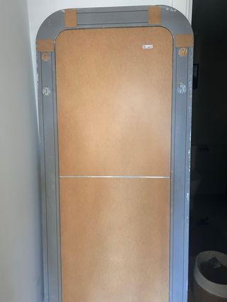 Espejo grande plateado