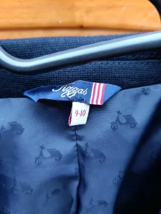 Chaqueta americana niño azul. Talla 9 - 10 años.