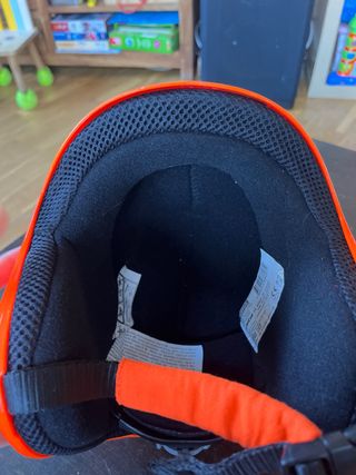 Casco de esquí infantil naranja
