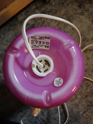Lámpara Ikea Lykta Fucsia