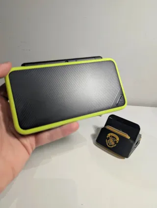 Nintendo 2DS XL Console Nera/lime - Come nuova