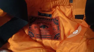 Pantalón da sci Protest arancione per bambino/a