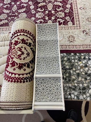 Salón Marroquí Beige y Rojo