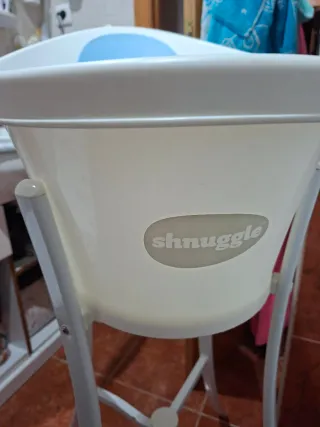 Bañera Shnuggle con soporte patas plegable